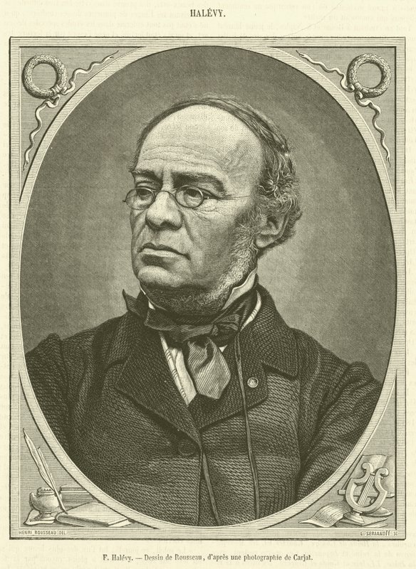 F Halevy (gravering) av French School
