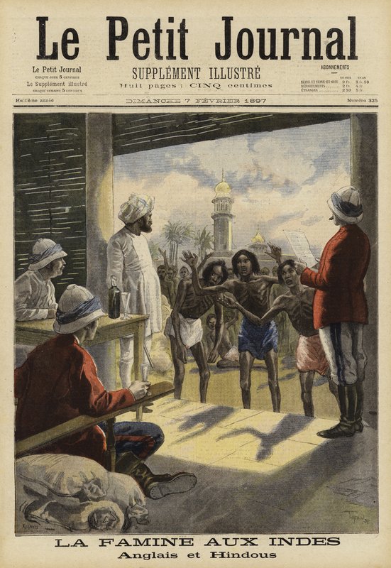 Hungersnød i India, 1897 av French School