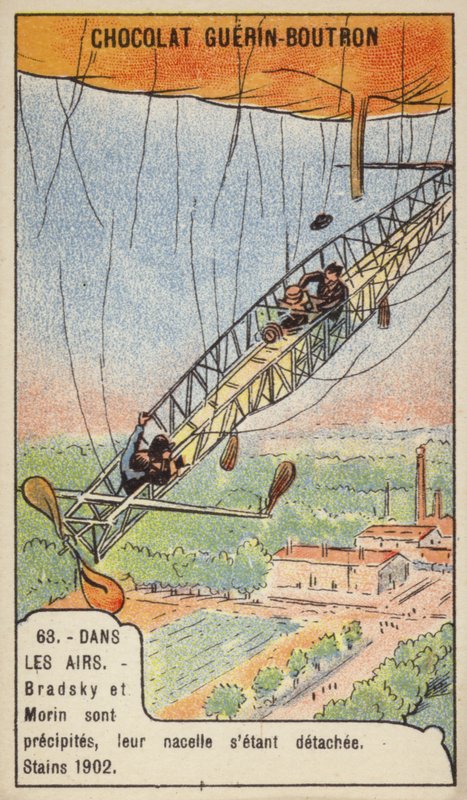 Dødsulykke for luftfarten Bradsky og Morin, Paris av French School