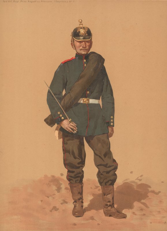 Field Art Regt Prince August of Prussia, Øst-Preussen, nr. 1 av French School
