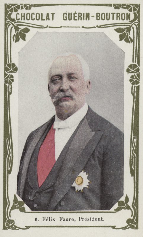 Felix Faure, president (farget bilde) av French School