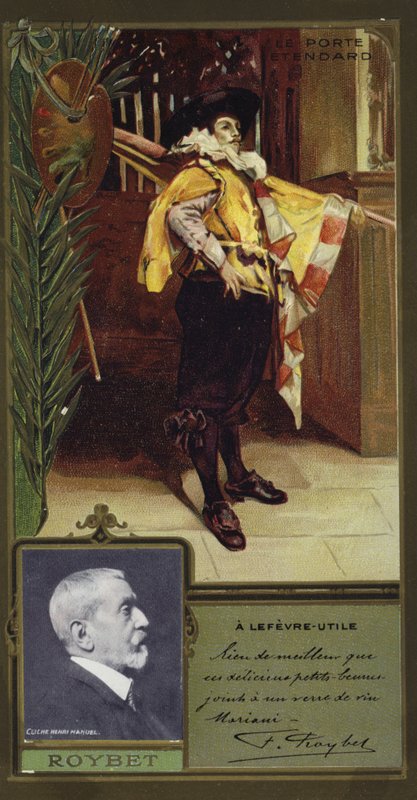 Ferdinand Roybet , fransk maler (kromolito) av French School