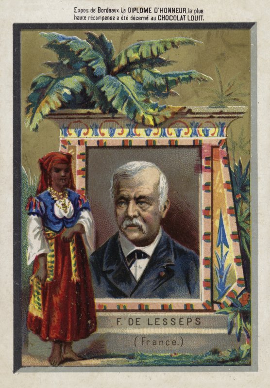 Ferdinand de Lesseps, fransk gründer og kanalbygger av French School