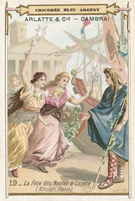 Festival for båtmennene i Lutetia, Gallia av French School