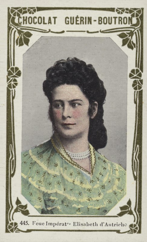 Fekeiserinne Elisabeth av Østerrike (farget bilde) av French School