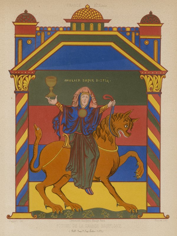 Figur av det store Babylon av French School