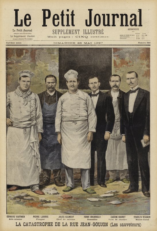 Brann ved Bazar de la Charite, Paris, 1897 av French School