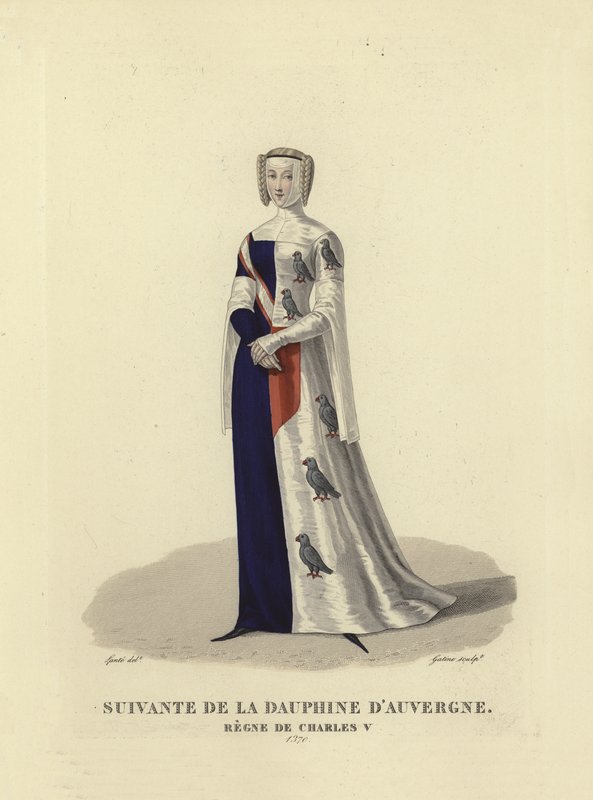 Tilhenger av Dauphine dAuvergne av French School