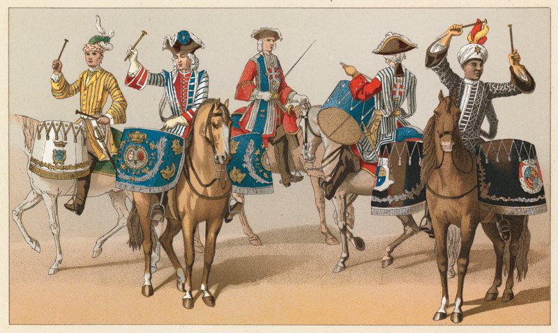 Frankrike XVIIIth Cent-kostyme av French School