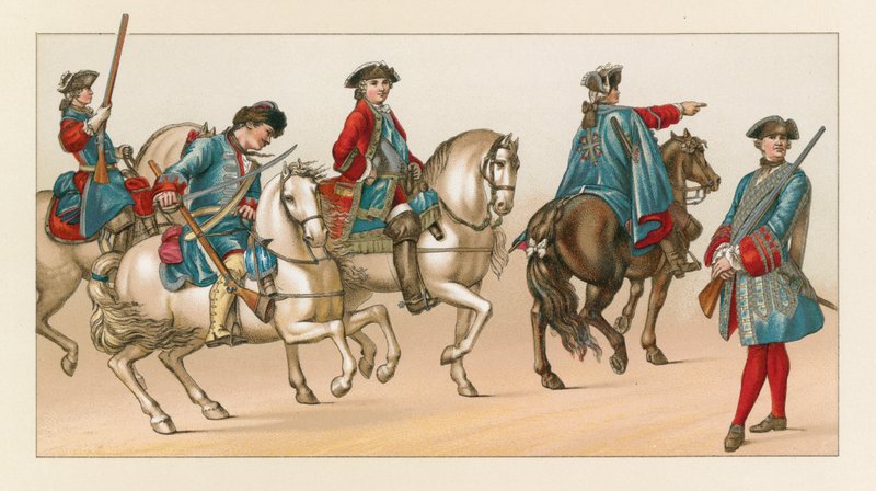Frankrike XVIIIth Cent-kostyme av French School