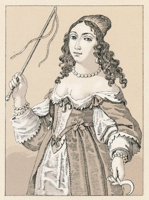 Frankrike XVIIth Cent-kostyme av French School