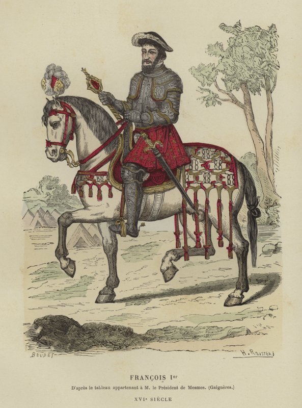 Frans I, konge av Frankrike, 1500-tallet av French School