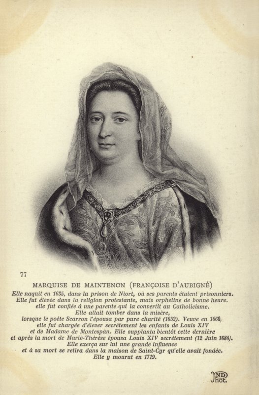 Francoise d Aubigne av French School