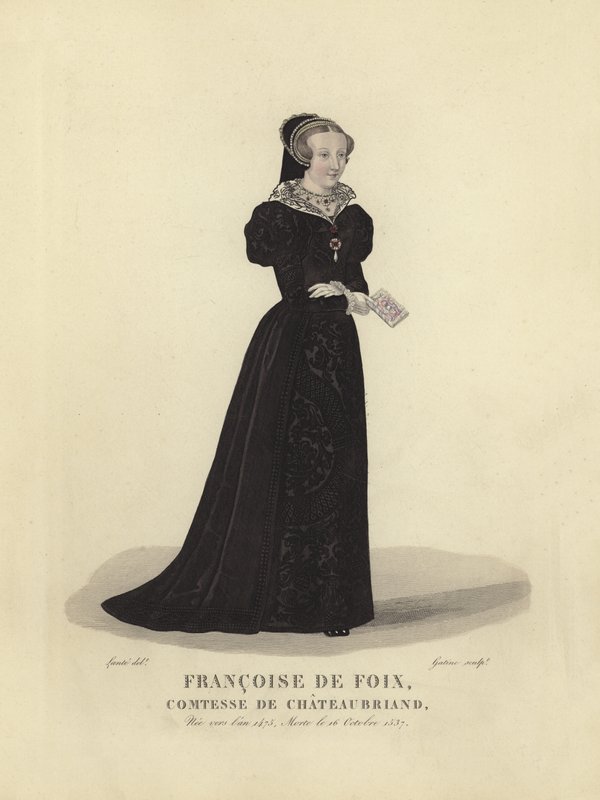 Francoise de Foix, grevinne av Chateaubriand av French School