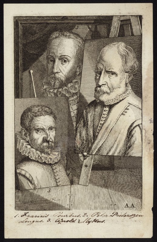 Frans Pourbus, Pieter Pieterszen og Arnold Mytens av French School