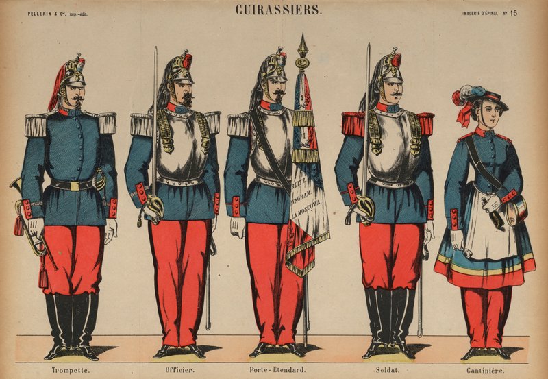 Den franske hærens kyrassere av French School