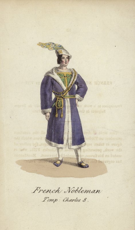 fransk adelsmann av French School