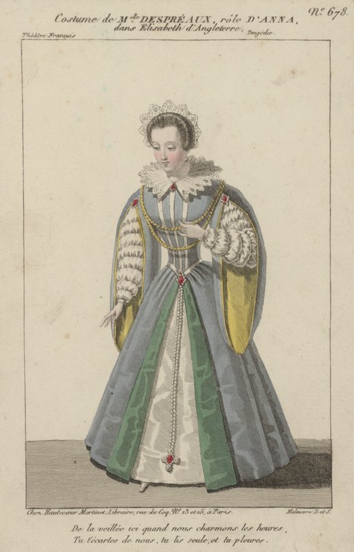 Den franske skuespillerinnen Louise Allan-Despreaux i rollen som Anna i Elisabeth d