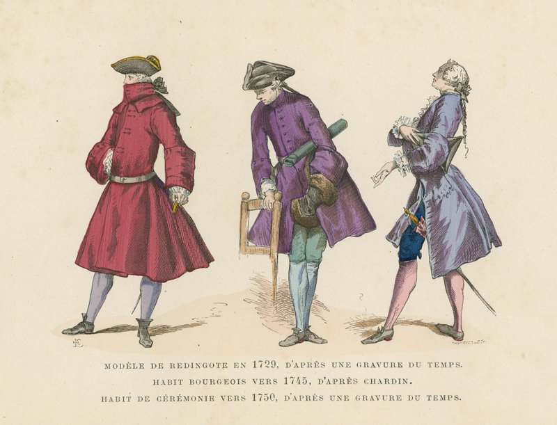Fransk herremote, 1700-tallet av French School