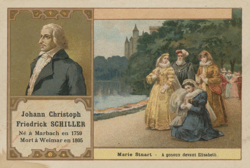 Friedrich Schiller, tysk poet; dramatiker og historiker av French School
