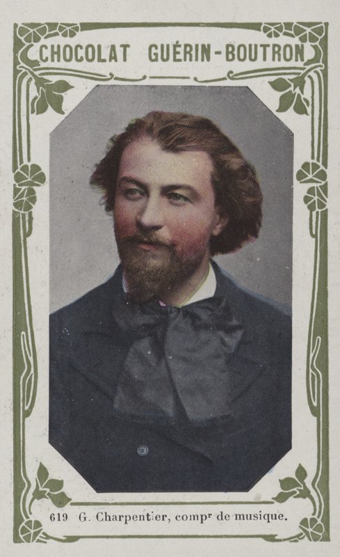 G Charpentier, musikkkomponist (farget bilde) av French School