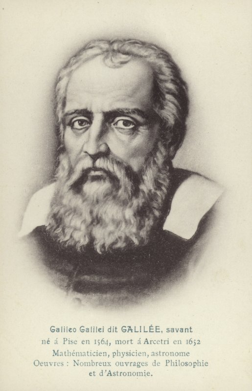 Galileo Galilei (1564–1642), italiensk fysiker, matematiker og astronom (lito) av French School