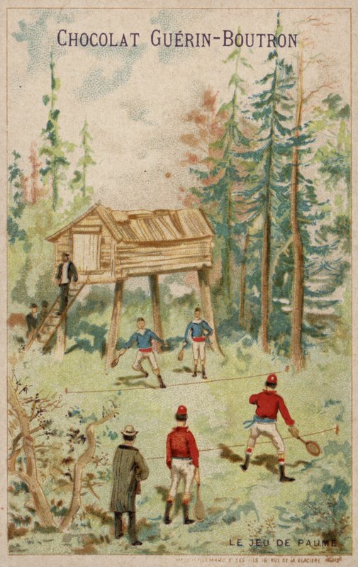Spill tennis (chromolitho) av French School