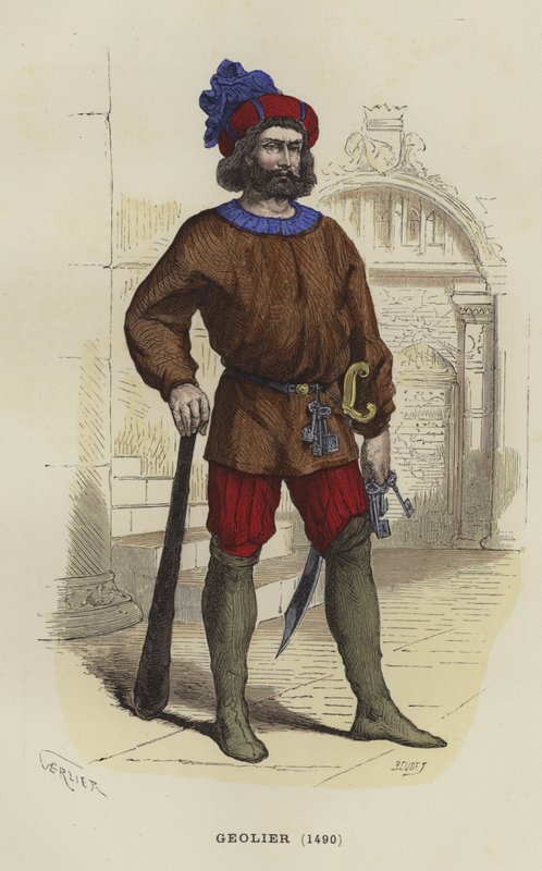Gaoler, 1490 av French School