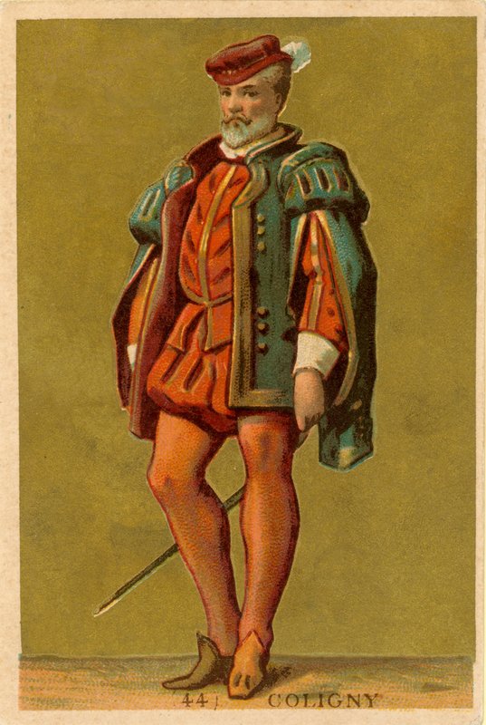 Gaspard de Coligny av French School