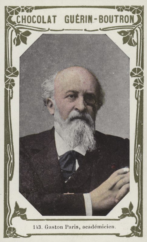Gaston Paris, academicien (farget bilde) av French School
