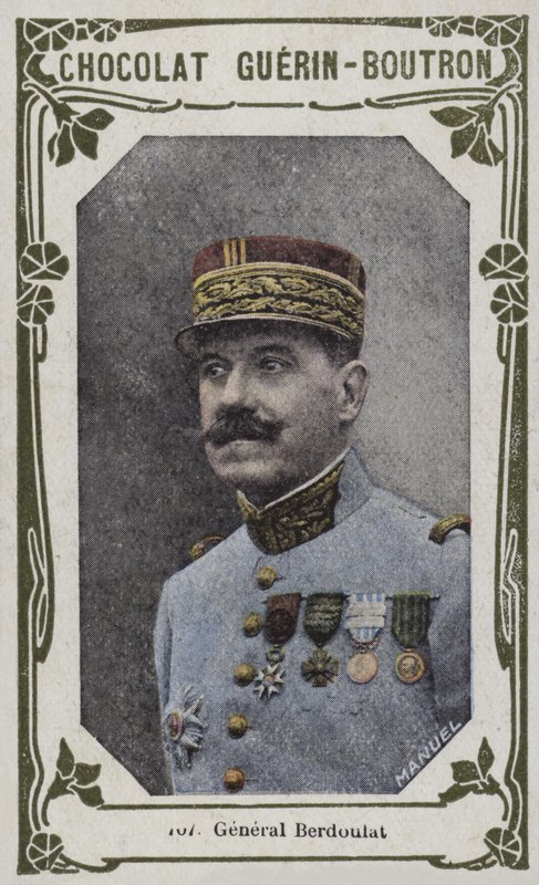 General Berdoulat (farget bilde) av French School