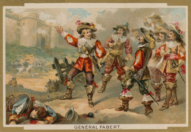 General Fabert, fransk soldat fra 1600-tallet av French School