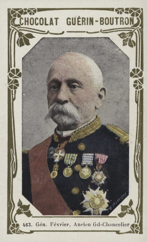 General Fevrier, tidligere storkansler (farget bilde) av French School