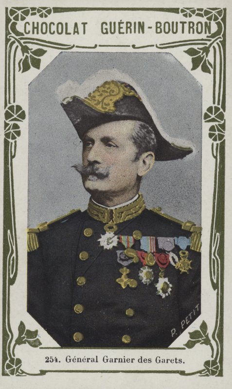 General Garnier des Garets (farget bilde) av French School