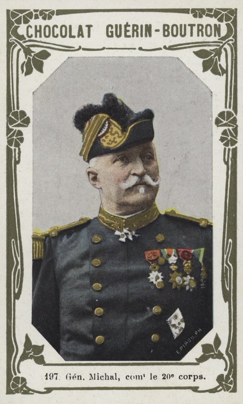 General Michal, kommanderte det 20. korpset (farget bilde) av French School
