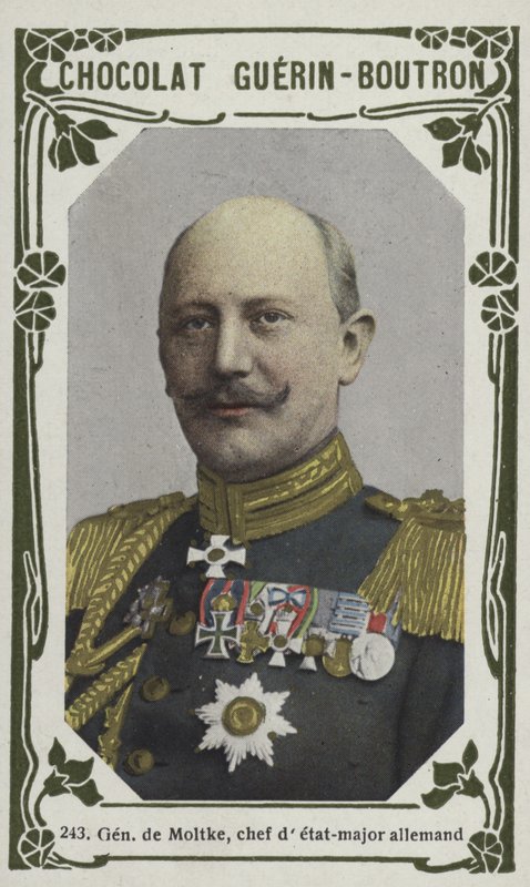 General de Moltke, tysk stabssjef (farget bilde) av French School
