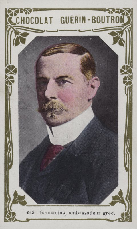 Gennadius, gresk ambassadør (farget bilde) av French School