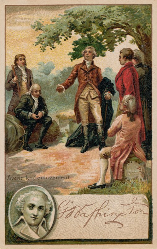 George Washington før den amerikanske revolusjonen av French School