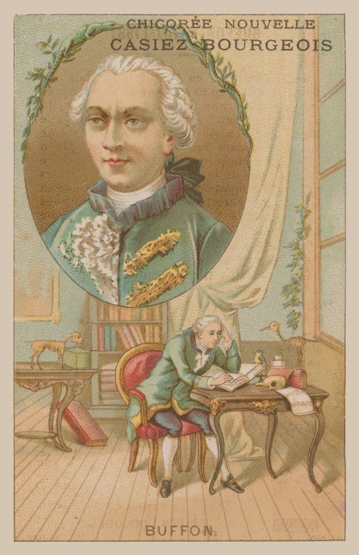 Georges-Louis Leclerc, Comte de Buffon, fransk vitenskapsmann og forfatter fra 1700-tallet av French School