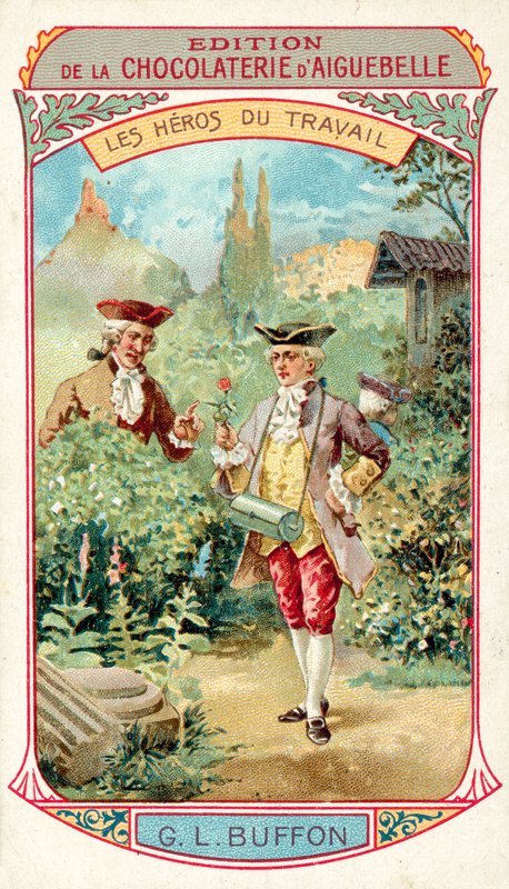 Georges-Louis Leclerc, Comte de Buffon, fransk naturforsker (chromolitho) av French School