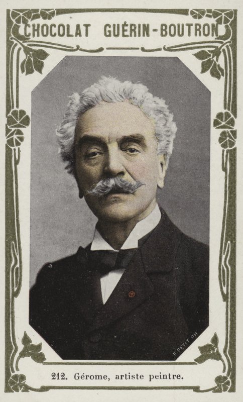 Gerome, maler (farget bilde) av French School