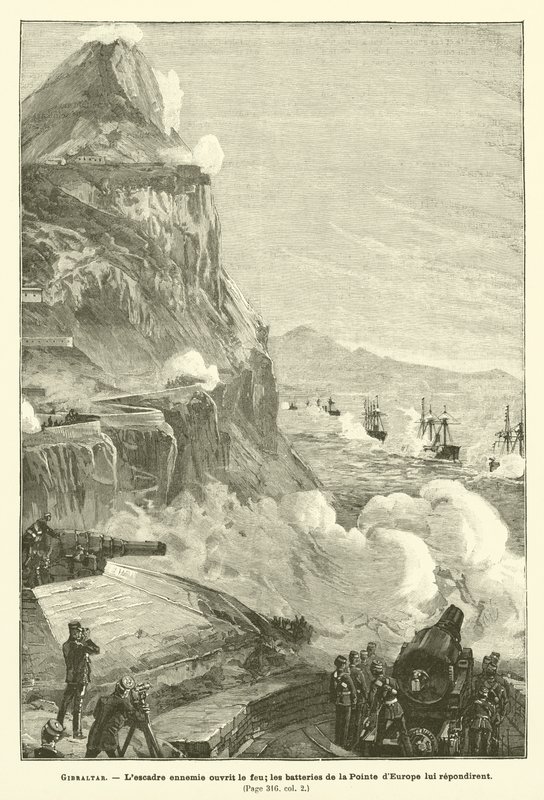 Gibraltar (gravering) av French School
