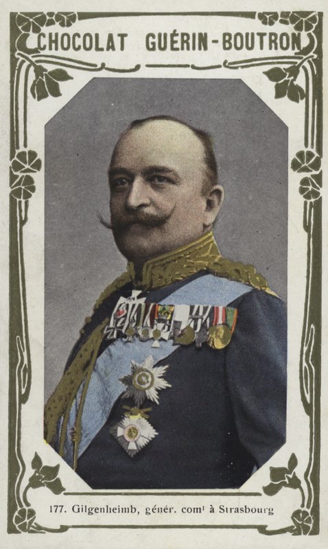 Gilgenheimb, generalkommandant i Strasbourg (farget bilde) av French School