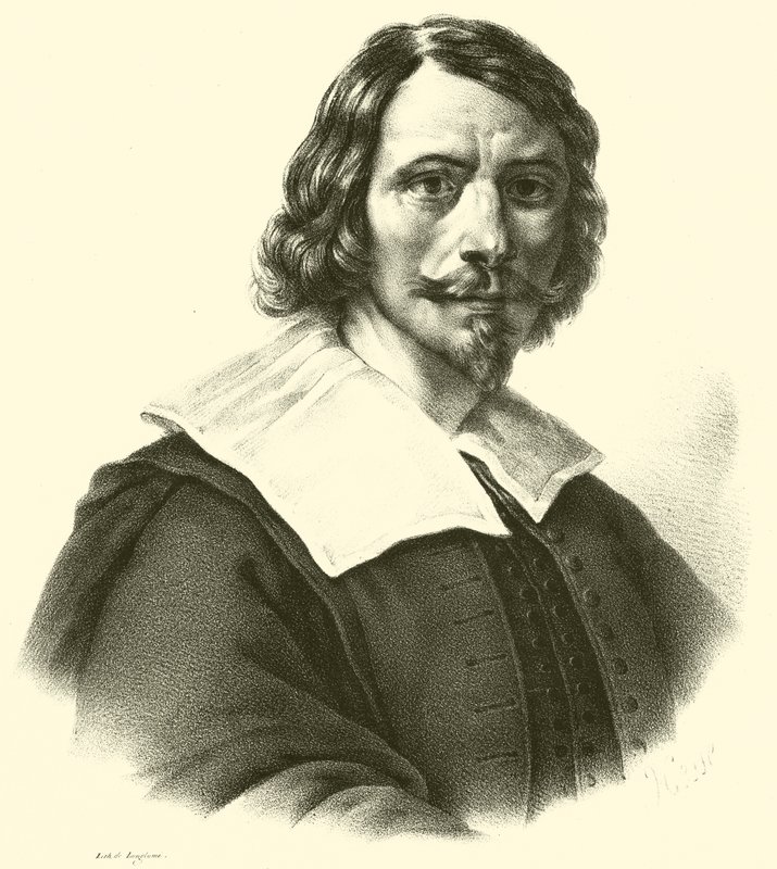 Giovanni Francesco Barbieri, kjent som Guercino, eller il Guercino, portrett av French School