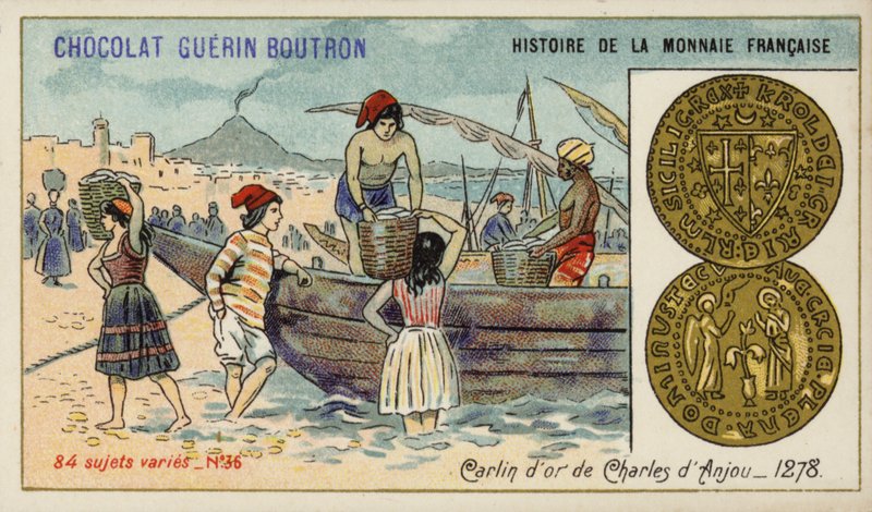 Gullkarlin av Charles av Anjou av French School