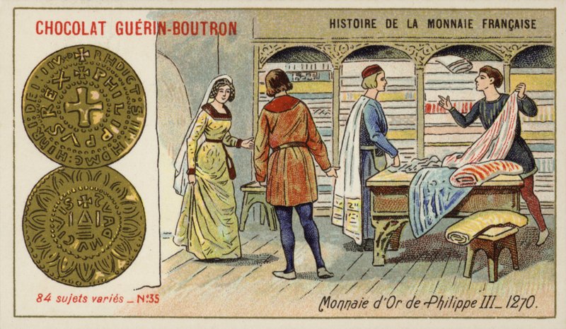 Gullmynter av Philip III av French School