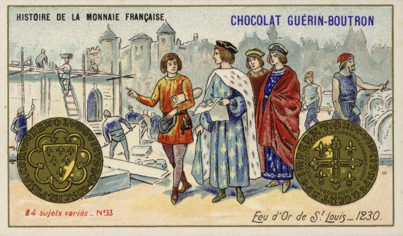 Gull-ecu fra St. Louis av French School