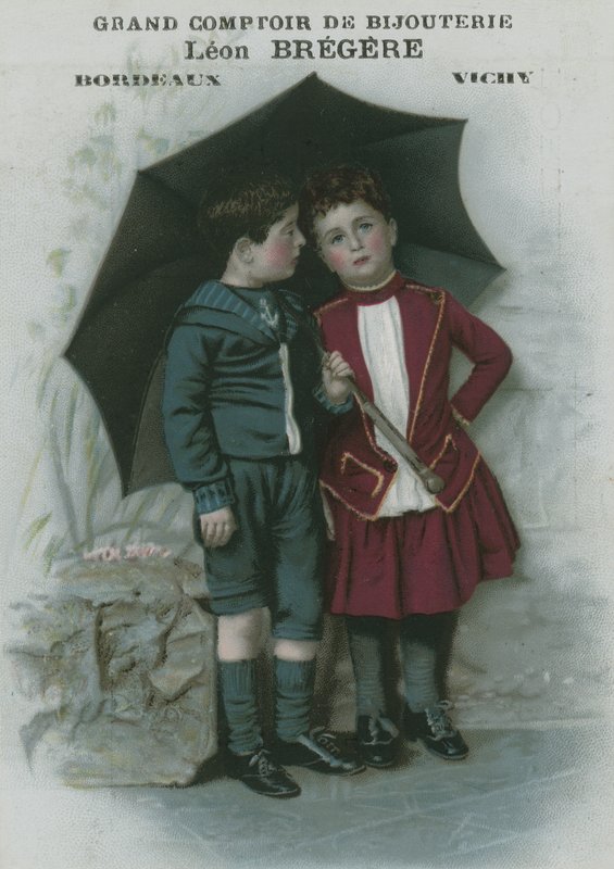 Stor smykkedisk, Leon Bregere, Bordeaux, Vichy av French School
