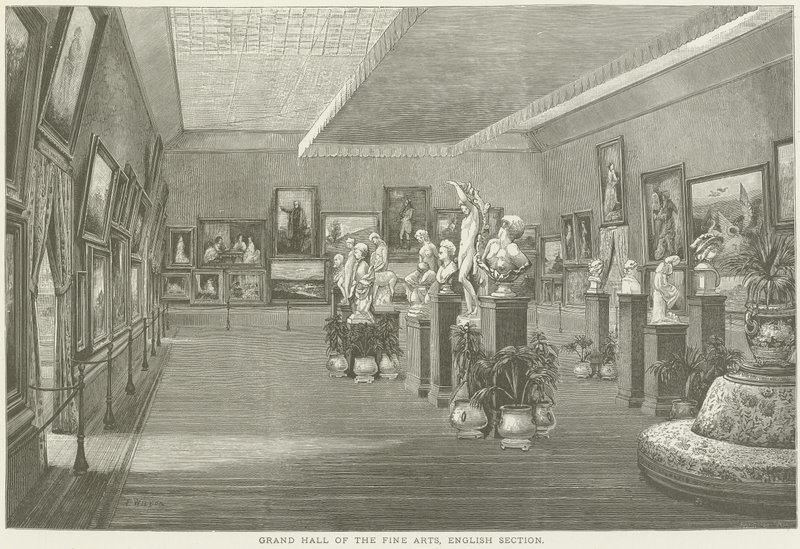 Grand Hall of the Fine Arts av French School