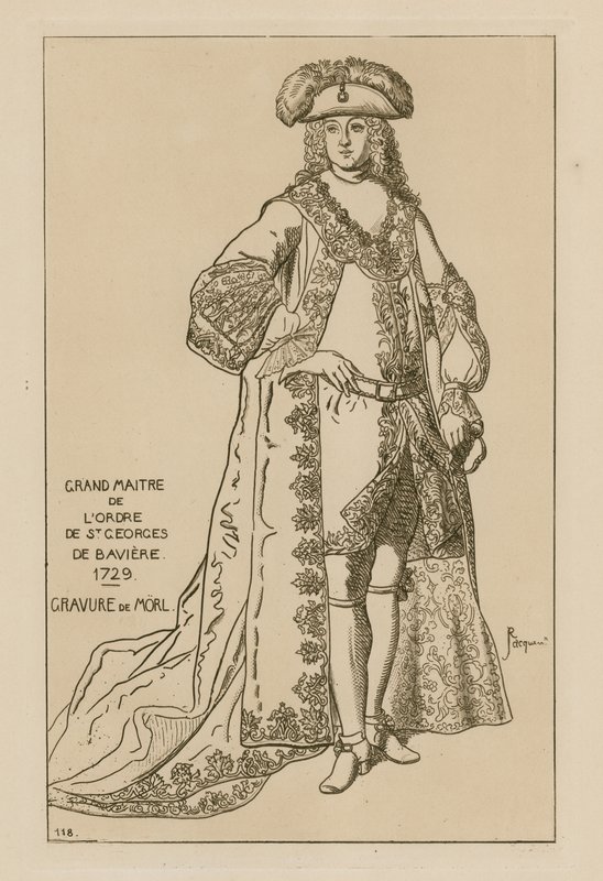Stormester av St. Georgs orden av Bayern, 1729 av French School